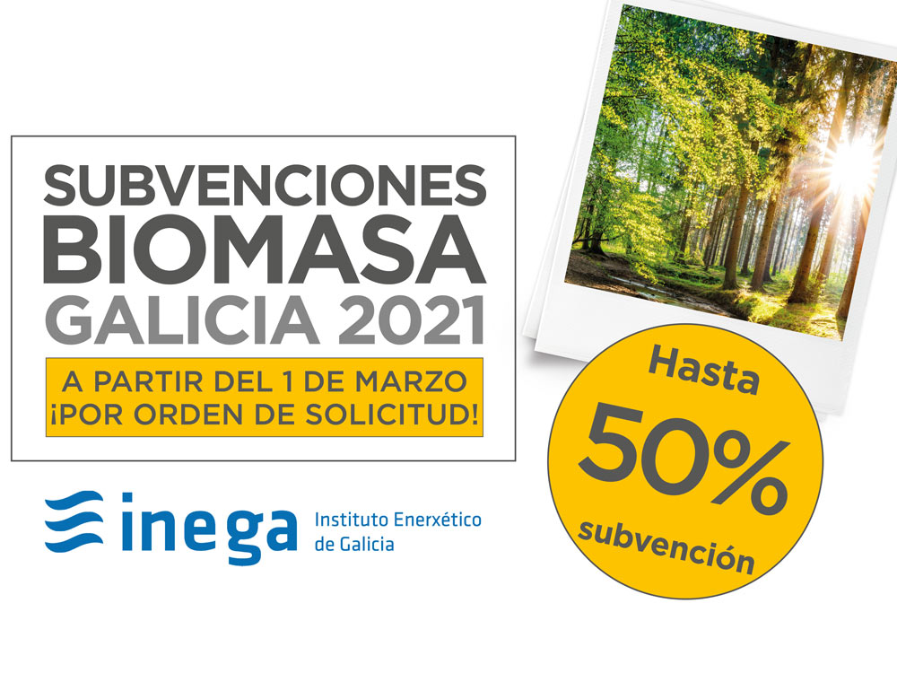 SUBVENCIONES BIOMASA INGEGA GALICIA 2021